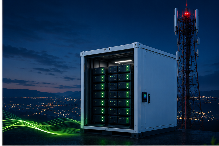Lithium-ion energy storage container